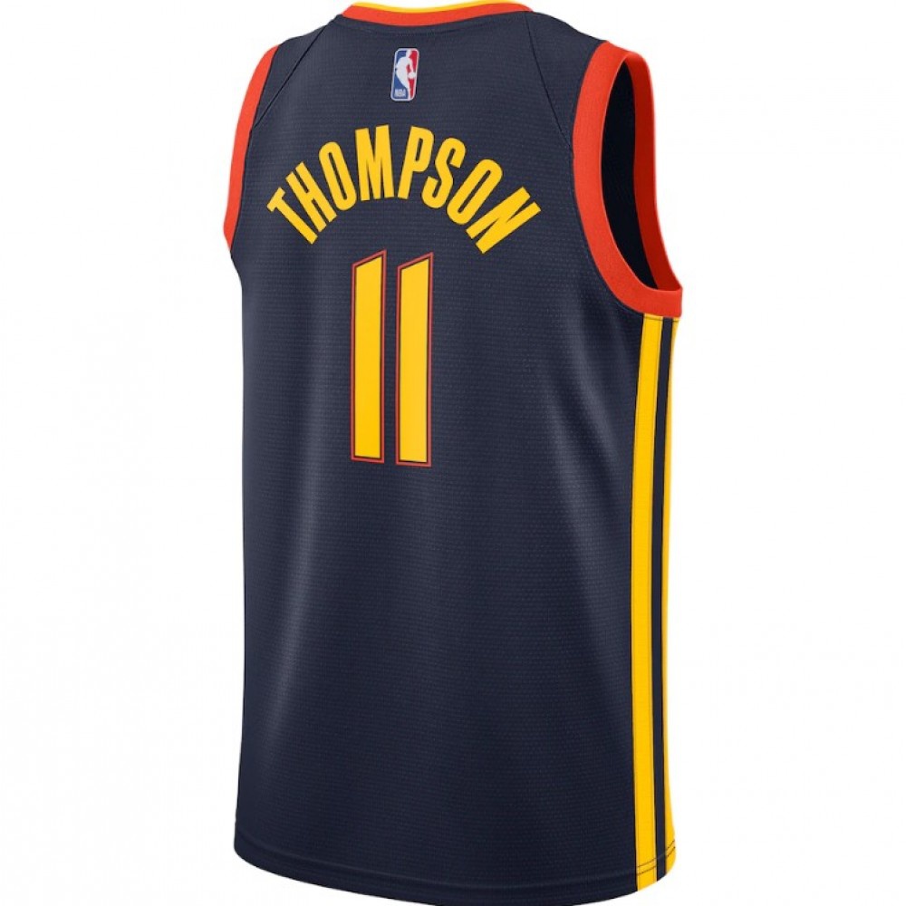 Men's Golden State Warriors Klay Thompson #11 Navy 2020/21 Swingman Jersey - City Edition-Pro Kit Vault | Brand New 26/27 Sports Jerseys
